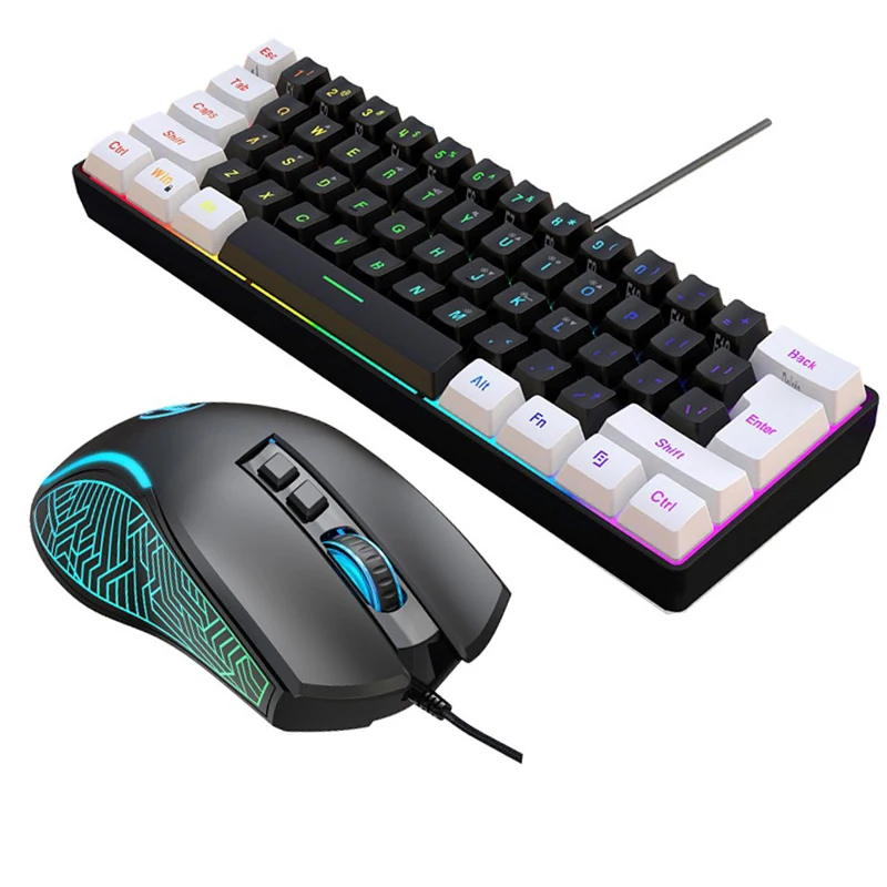 Gaming Accessories Combo - Kit de Teclado e Mouse 60%