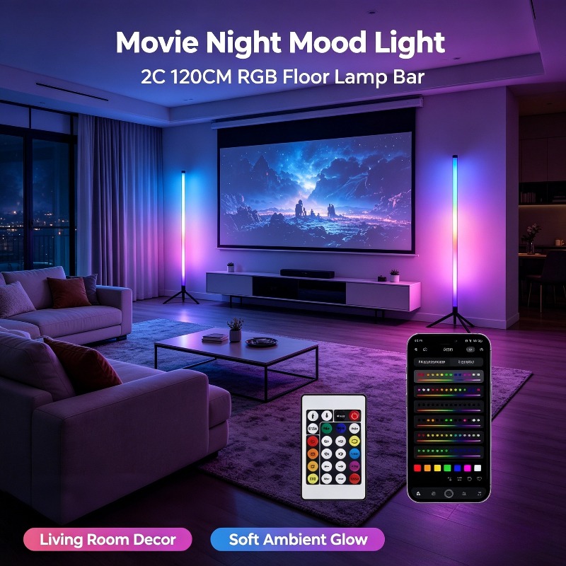 Gaming Accessories Lights - Conjunto com 2 Luminárias de Chão