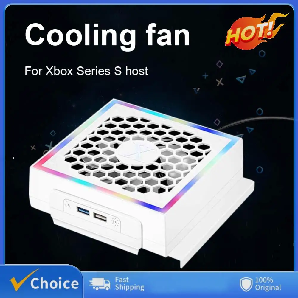 Gaming Accessories Lights - Ventilador de Resfriamento LED com Luzes,