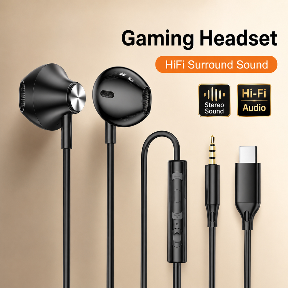 Gaming Accessories Iphone - Fones de ouvido surround hifi, som