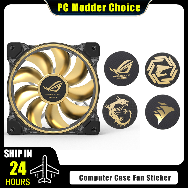 Gaming Accessories Room - Adesivo de logotipo de ventilador de