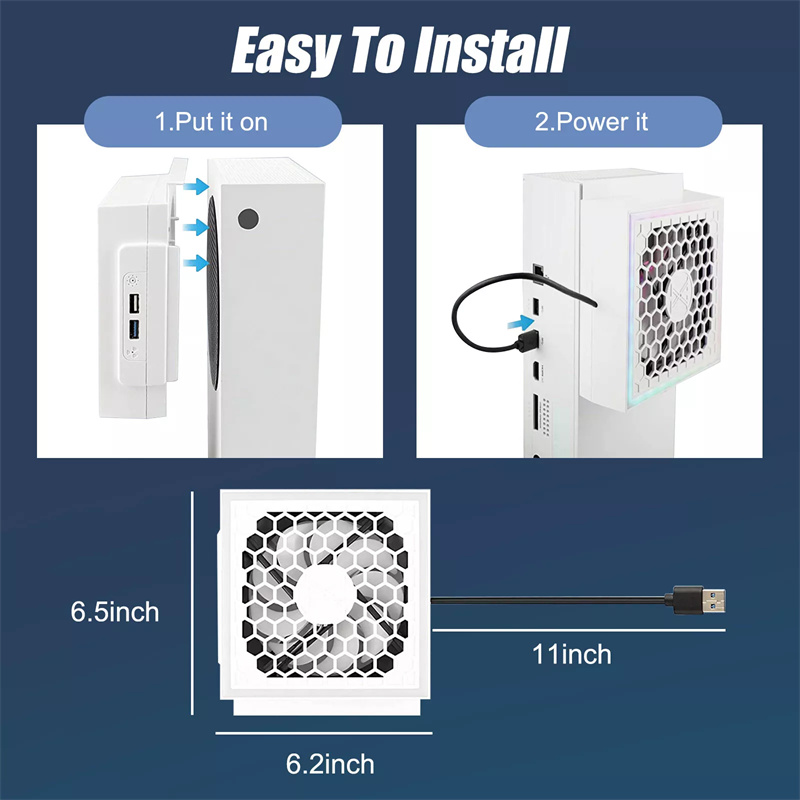 Ventilador de refrigeração led - Gaming Accessories Lights avaliação e preço