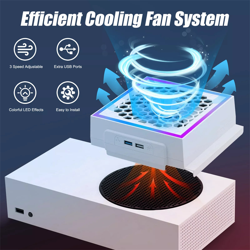 Ventilador de refrigeração led - Gaming Accessories Lights avaliação e preço