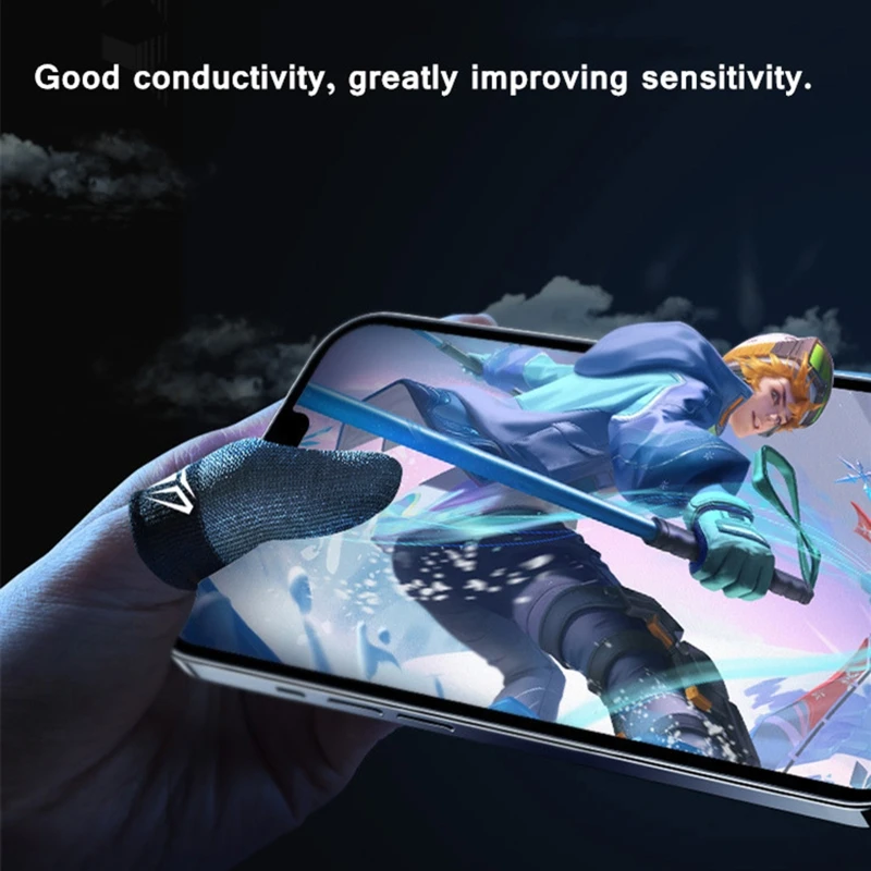2 Pares de Luvas para Jogos Mó - Gaming Accessories For Your Phone avaliação e preço