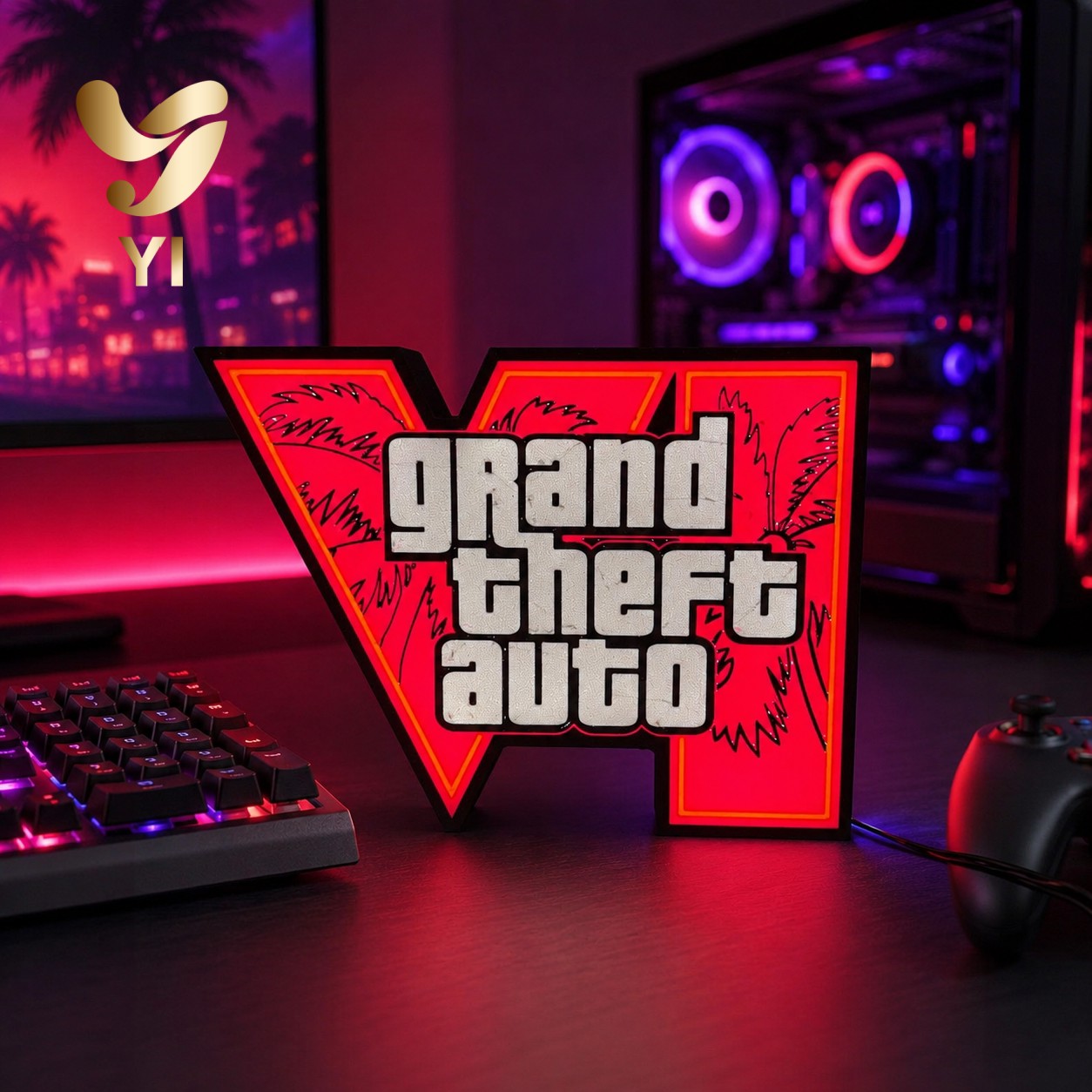 Em Estoque: Luz Ambiente GTA 6 - Gaming Accessories Lights avaliação e preço