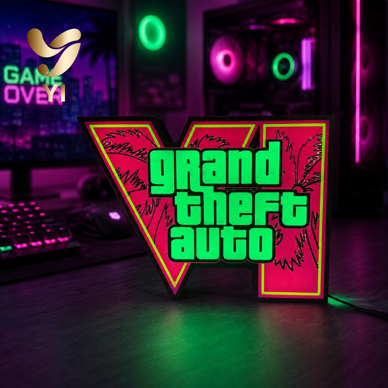 Em Estoque: Luz Ambiente GTA 6 - Gaming Accessories Lights avaliação e preço