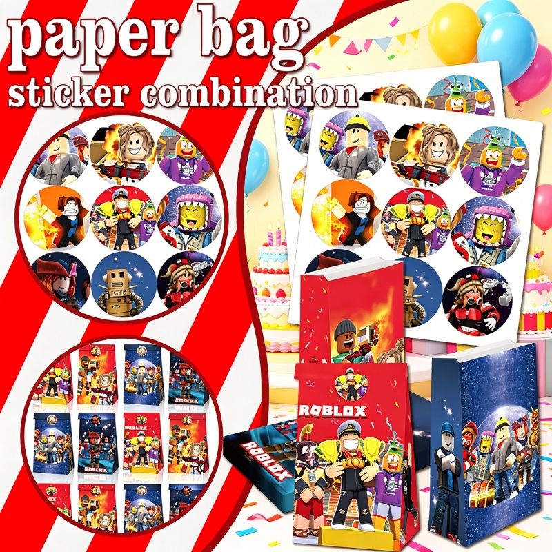 Conjunto de Adesivos de Papel  - Gaming Accessories Roblox avaliação e preço