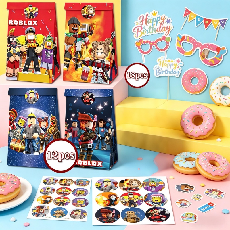 Conjunto de Adesivos de Papel  - Gaming Accessories Roblox avaliação e preço