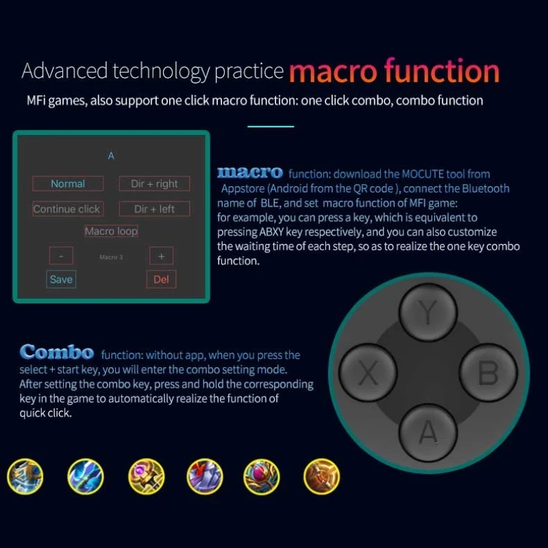 Telefone celular gamepad joyst - Gaming Accessories Iphone avaliação e preço