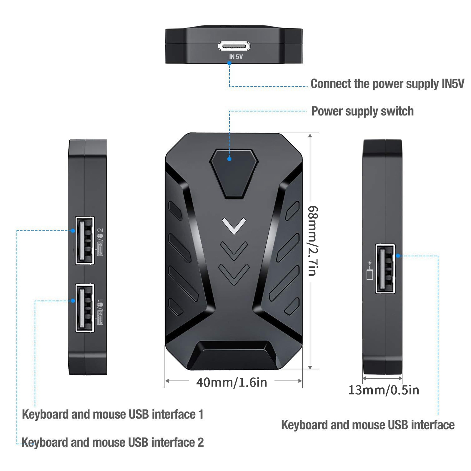 Adaptador conversor de mouse p - Xiaomi Gaming Accessories avaliação e preço