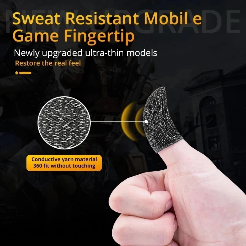 Luva de dedo para jogos, ponta - Gaming Accessories For Your Phone avaliação e preço
