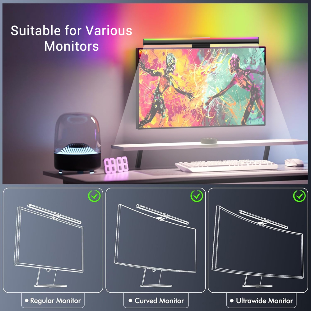 Barra de Luz Wi-Fi para Monito - Gaming Accessories Lights avaliação e preço