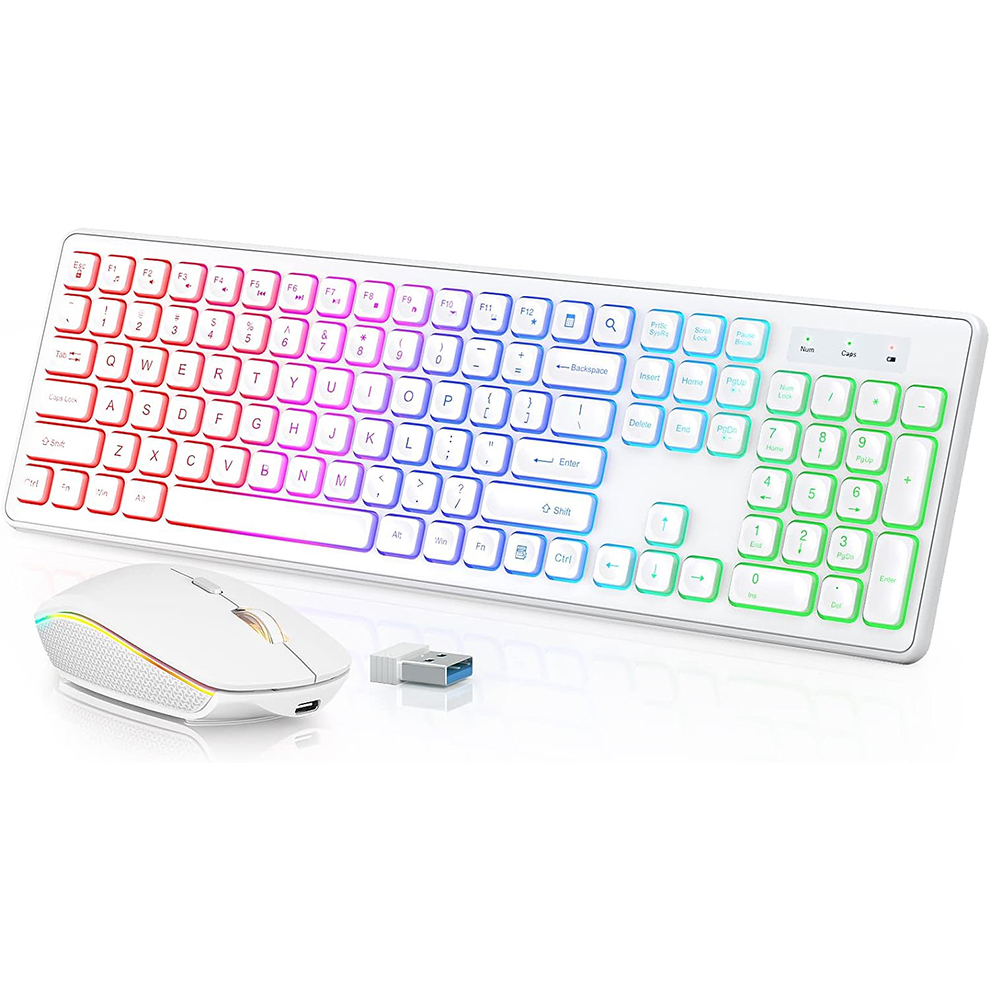 Teclado e mouse sem fio retroi - Gaming Accessories Combo avaliação e preço