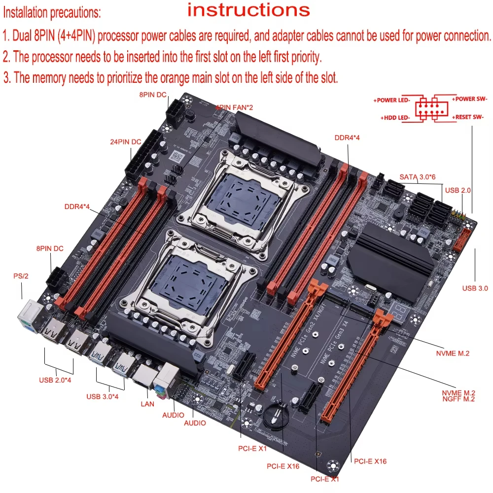 Kit de Placa-Mãe Gamer SOYO X9 - Gaming Accessories Combo avaliação e preço
