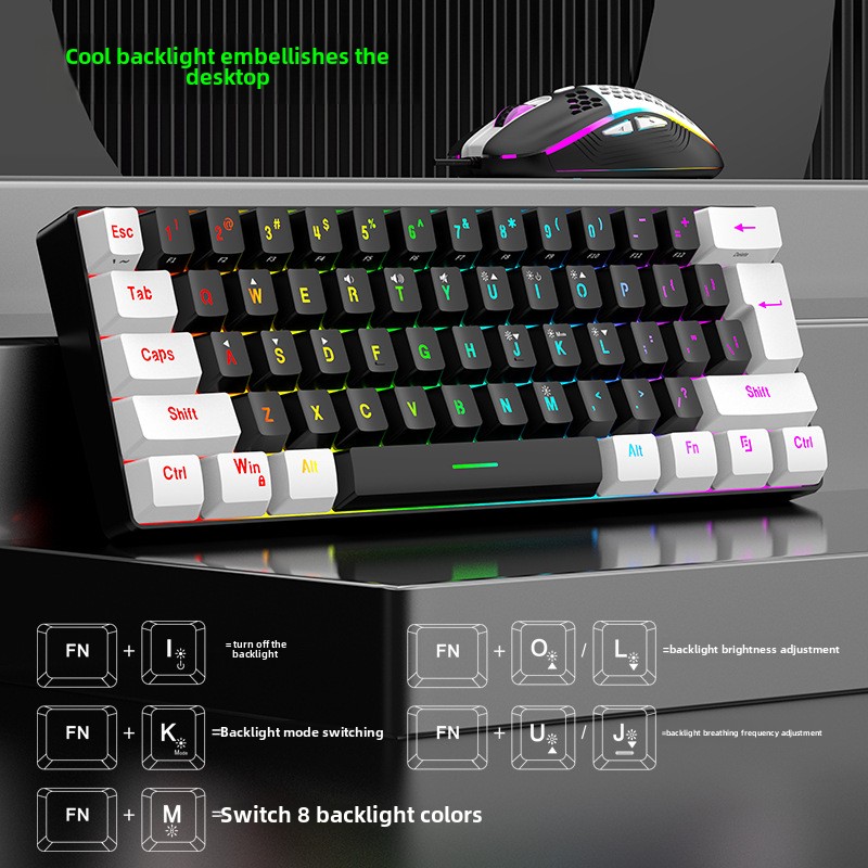 Conjuntos de Teclado e Mouse 6 - Gaming Accessories Combo avaliação e preço